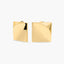 Pendientes cuadrados de oro 18K 22 mm CHESS