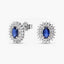 Pendientes de oro blanco 18K diamante natural 0.50 ct. 11,5 mm IMPERIAL SAPPHIRE