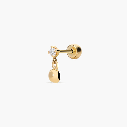 Piercing oreja oro 18 quilates