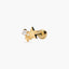 Piercing de oreja de oro 18K circonita estrellas 7 mm