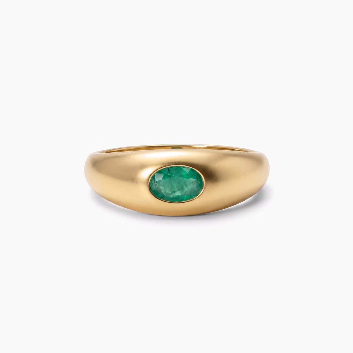 Anillo de oro 18K esmeralda