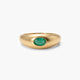 Anillo de oro 18K esmeralda