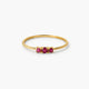 Anillo de oro 18K rubí