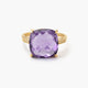 Anillo de oro 18K amatista COURT