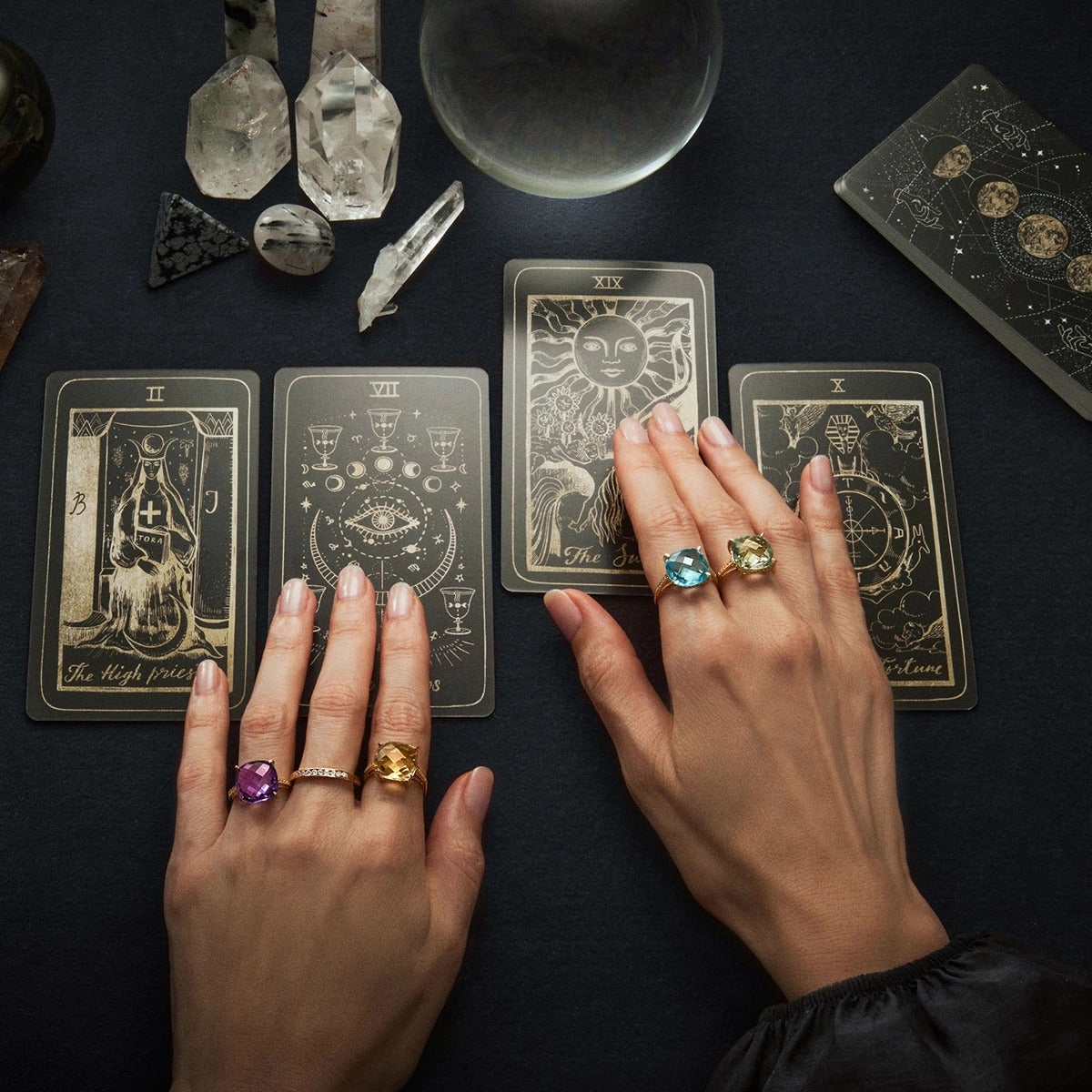 Anillo de oro 18K amatista COURT
