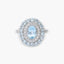 Anillo de oro blanco 18K 