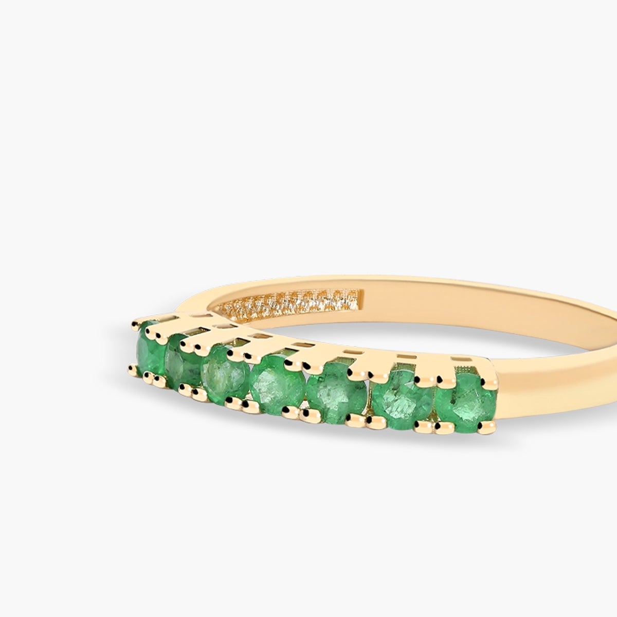 Anillo de oro 18K esmeralda