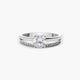 Anillo de oro blanco 18K 