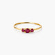 Anillo de oro 18K rubí