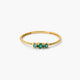 Anillo de oro 18K esmeralda