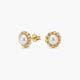 Pendientes de oro 18K con perlas 7 mm
