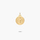 Medalla San Benito monje de oro 18K 16 mm