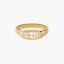 Sello bebé oval calado de oro 18K