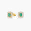 Pendiente diamante natural 0.08 ct. oro 18 quilates