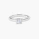 Anillo diamante natural 0.40 ct. oro 18 quilates