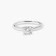 Anillo diamante natural 0.50 ct. oro 18 quilates