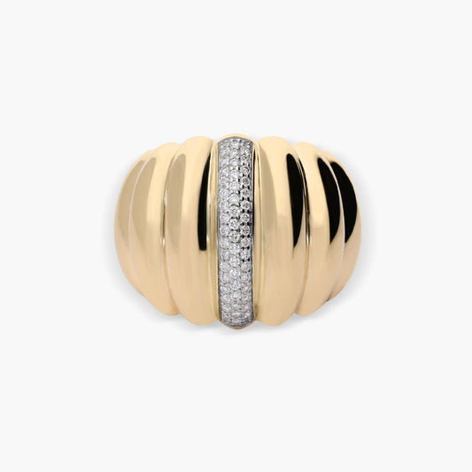 Anillo diamante natural 0.34 ct. oro 18 quilates