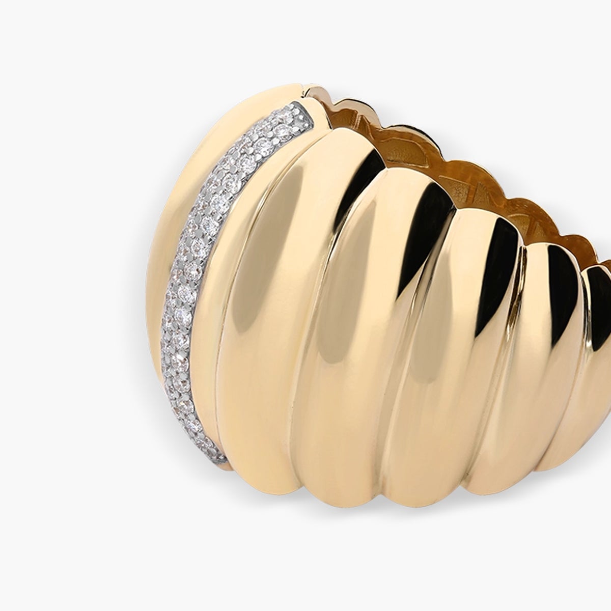 Anillo diamante natural 0.34 ct. oro 18 quilates