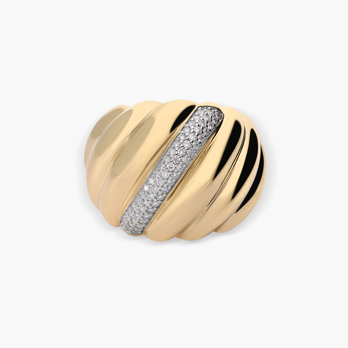 Anillo diamante natural 0.39 ct. oro 18 quilates