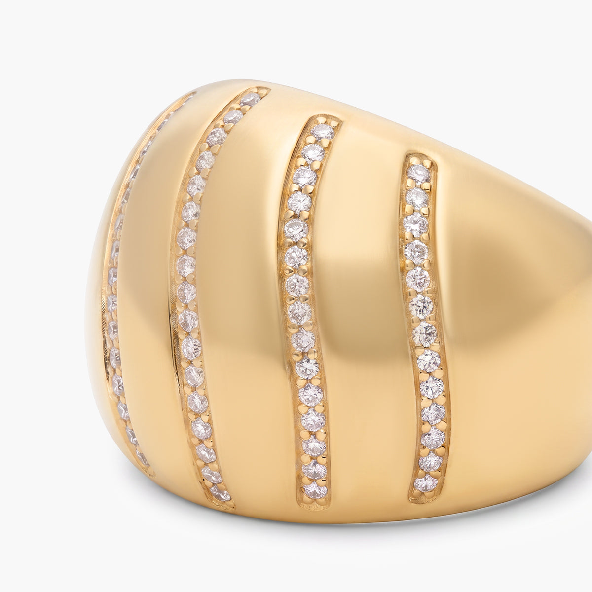 Anillo diamante natural 0.51 ct. oro 18 quilates