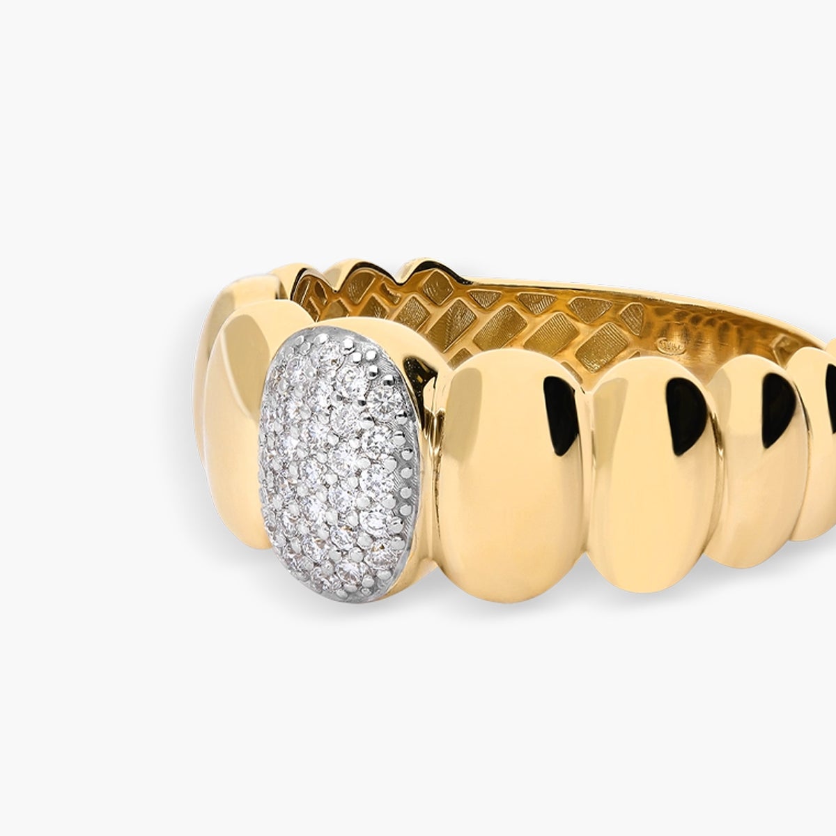 Anillo diamante natural 0.20 ct. oro 18 quilates