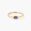 Anillo de oro 18K diamante natural 0.016 ct.