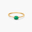 Anillo de oro 18K diamante natural 0.032 ct. 