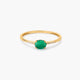 Anillo de oro 18K diamante natural 0.032 ct. 