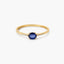 Anillo de oro 18K diamante natural 0.032 ct.