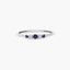 Anillo diamante natural 0.05 ct. oro 18 quilates