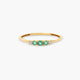 Anillo diamante natural oro 18 quilates
