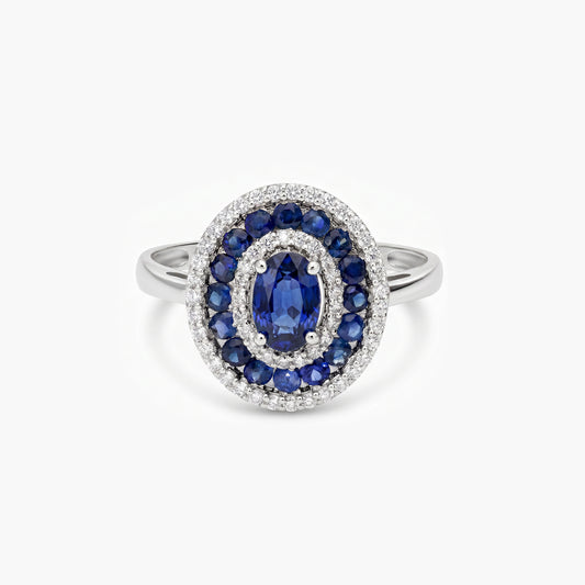 Anillo diamante natural 0.22 ct. oro 18 quilates