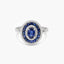 Anillo diamante natural 0.22 ct. oro 18 quilates