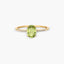Anillo de oro 18K diamante natural 0.04 ct. 