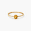 Anillo de oro 18K diamante natural 0.032 ct. 