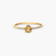 Anillo de oro 18K diamante natural 0.032 ct.