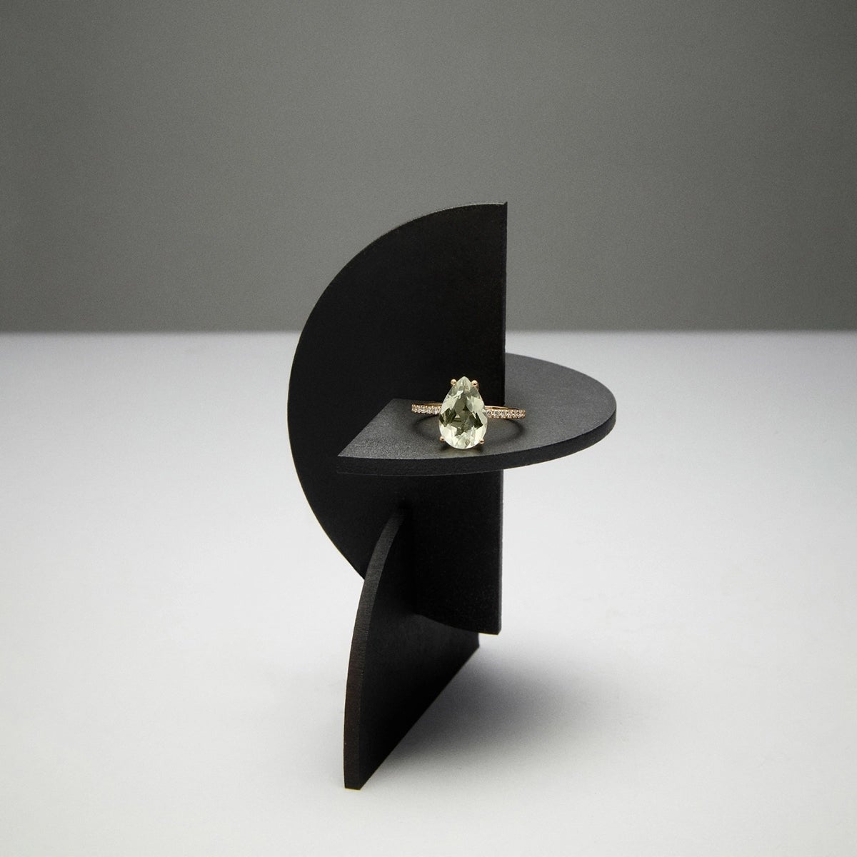 Anillo diamante natural 0.10 ct. oro 18 quilates