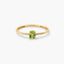 Anillo de oro 18K diamante natural 0.032 ct.