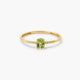 Anillo de oro 18K diamante natural 0.032 ct.