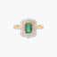 Anillo de oro 18K diamante natural 0.22 ct. JAIPUR VIRIDIA