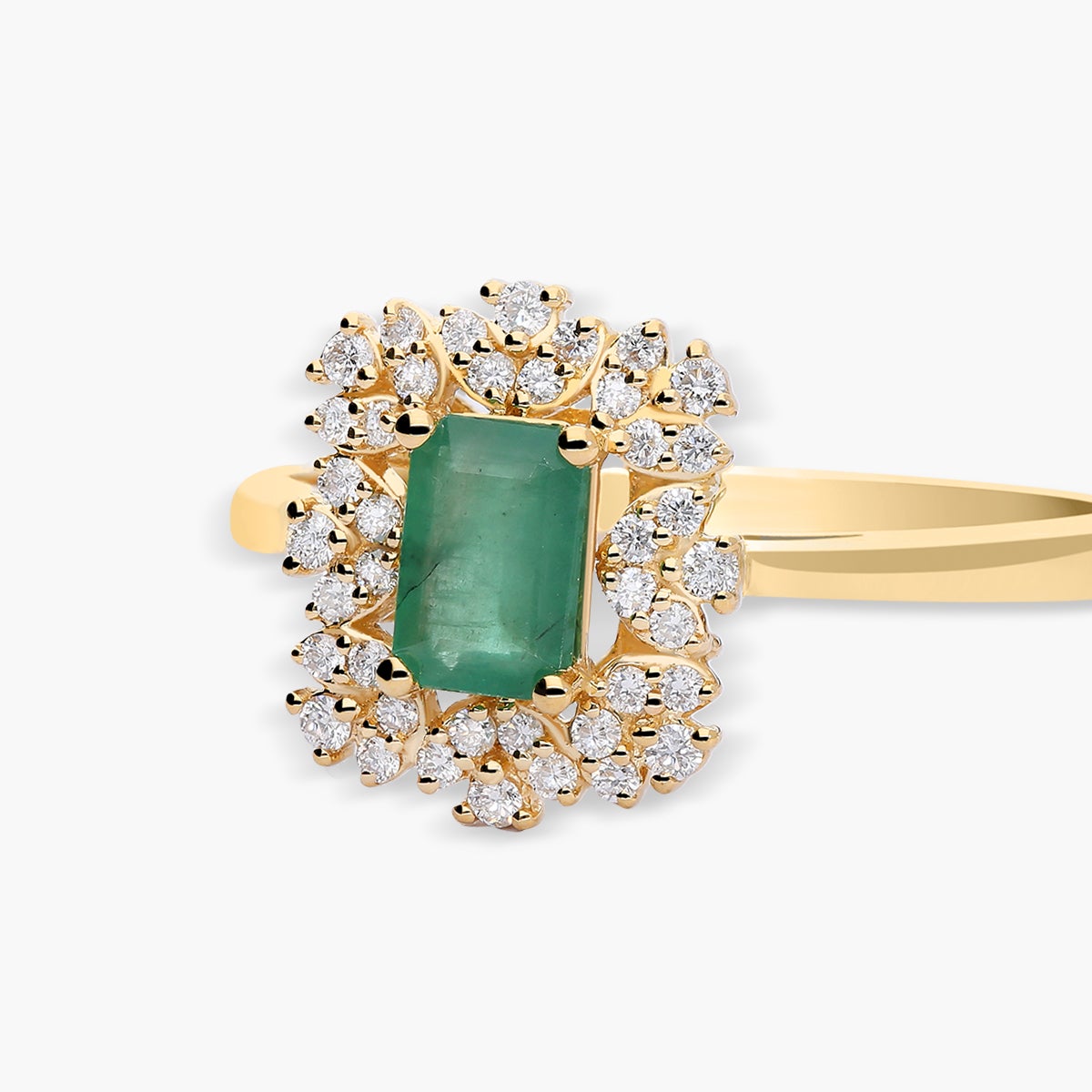 Anillo de oro 18K diamante natural 0.22 ct. JAIPUR VIRIDIA