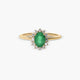 Anillo de oro 18K diamante natural 0.13 ct. OASIS