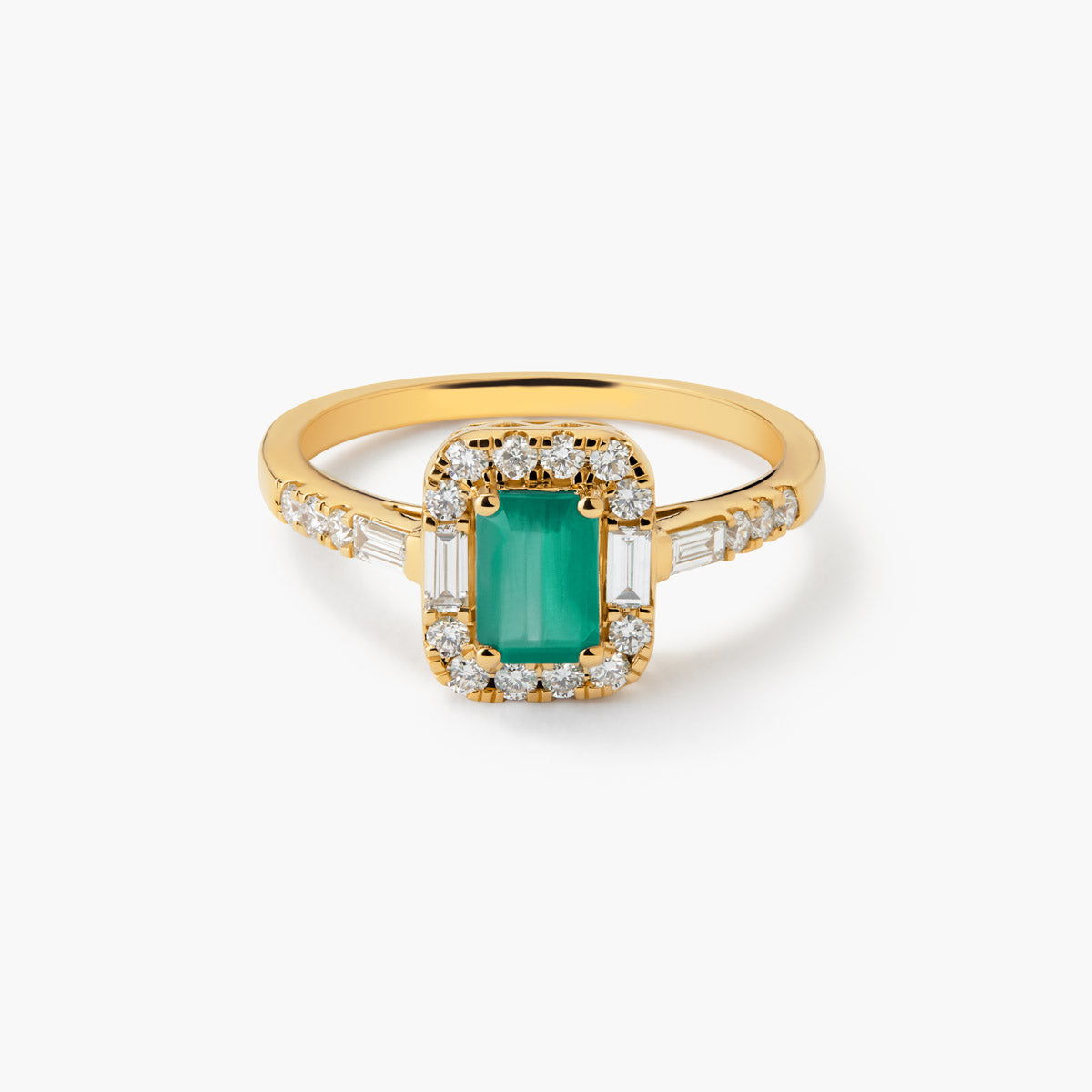 Anillo de oro 18K diamante natural 0.410 ct. GATSBY