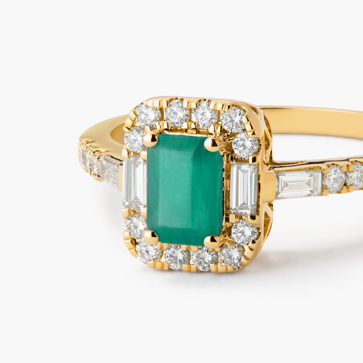 Anillo de oro 18K diamante natural 0.410 ct. GATSBY