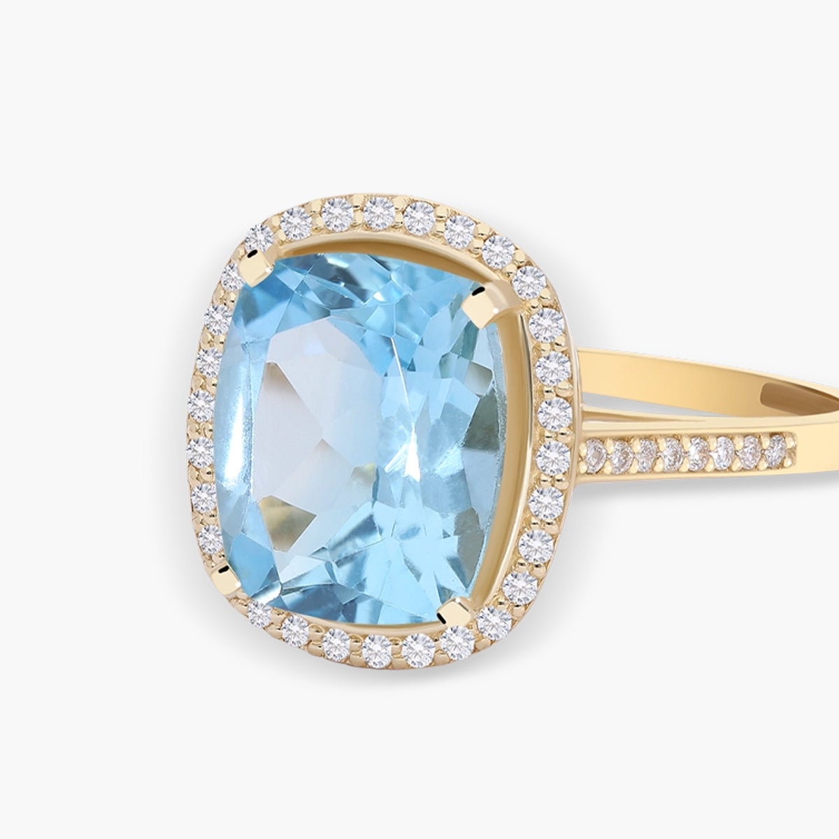 Anillo diamante natural 0.23 ct. oro 18 quilates