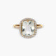 Anillo de oro 18K diamante natural 0.23 ct.