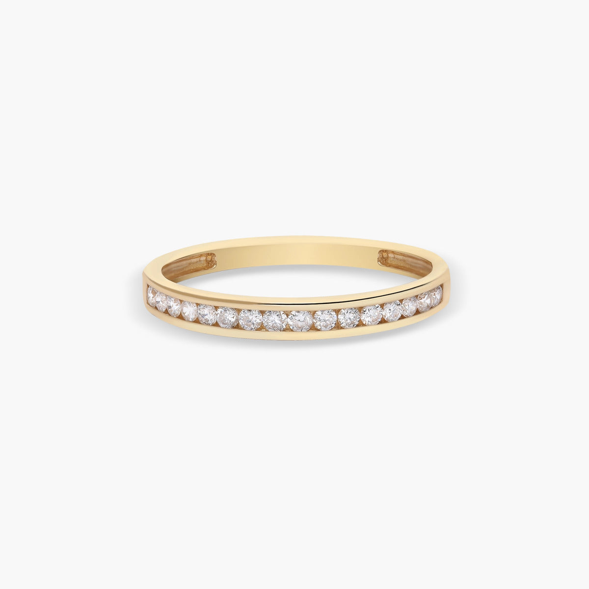 Anillo diamante natural 0.25 ct. oro 18 quilates