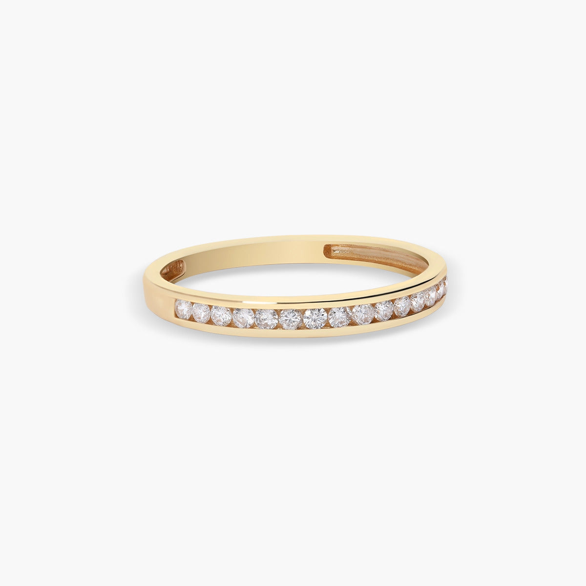 Anillo diamante natural 0.25 ct. oro 18 quilates