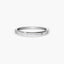 Anillo de oro blanco 18K diamante natural 0.12 ct. 