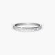 Anillo de oro blanco 18K diamante natural 0.12 ct. 
